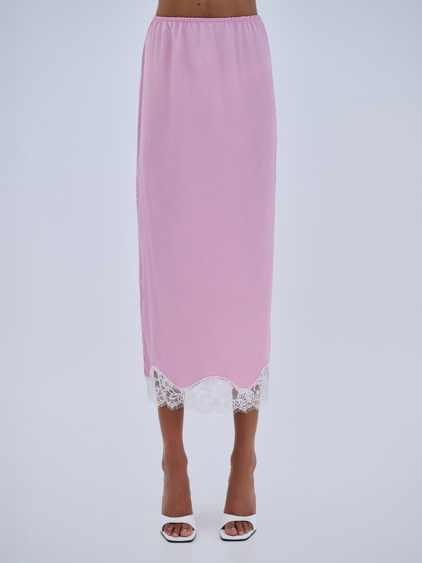 COMBOS SKIRT MAXI SATIN SKIRT