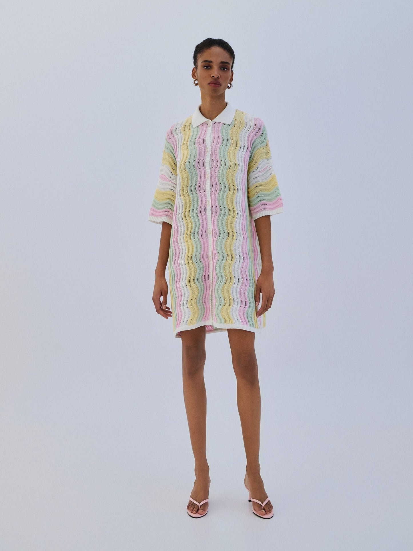 COMBOS DRESS MINI POLO TRICOLOR