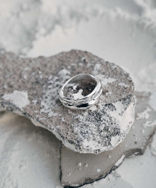 LINES RING SILVER 925 BY INANIMA